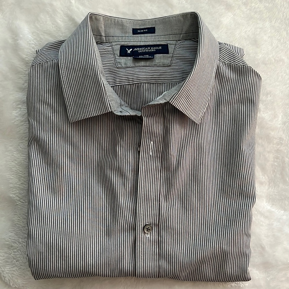 AE Slim Fit Oxford Buttondown Shirt